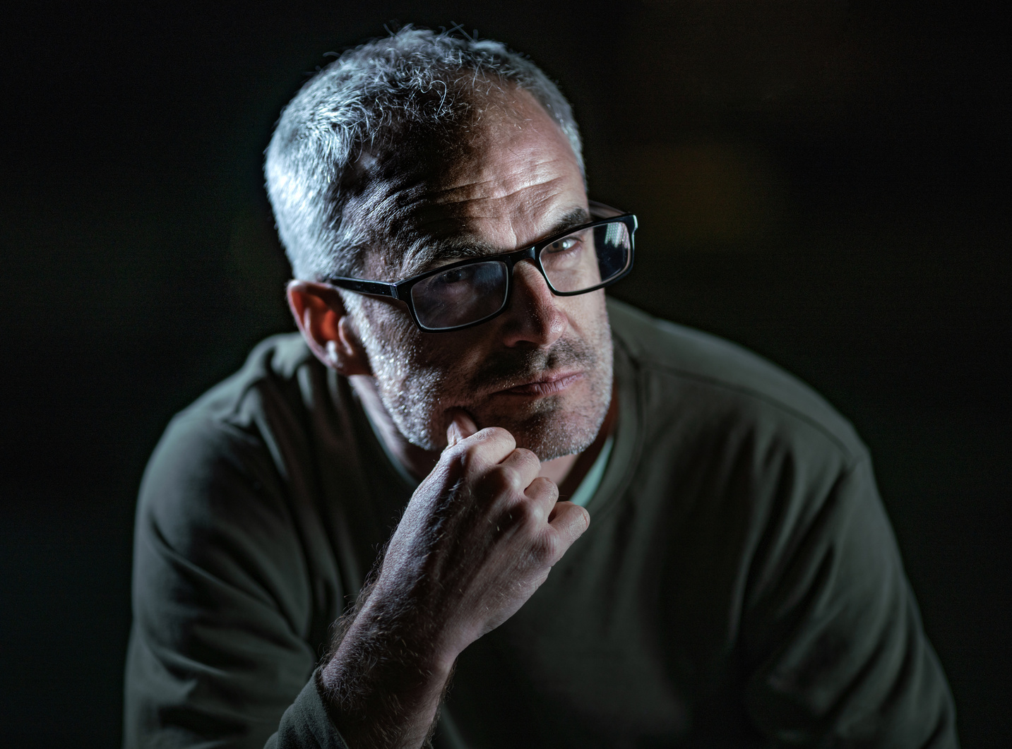 Middle age man portrait